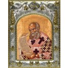 Икона освященная "Афанасий Великий Александрийский, святитель", 14x18 см