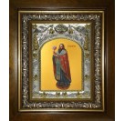 Икона освященная "Василий Великий святитель", в киоте 20x24 см