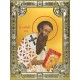 Икона освященная "Василий Великий святитель", 18x24 см, со стразами