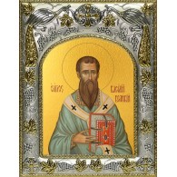 Икона освященная "Василий Великий святитель", 14x18 см фото