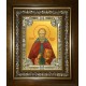 Икона освященная "Венедикт Нурсийский преподобный", в киоте 24x30 см
