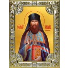 Икона освященная "Вениамин Петроградский Гдовский митрополит, священномученик", 18x24 см, со стразами