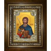 Икона освященная "Виктор Никомидийский мученик", в киоте 24x30 см фото