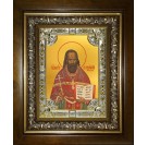 Икона освященная "Владимир Московский (Амбарцумов) священномученик", в киоте 24x30 см