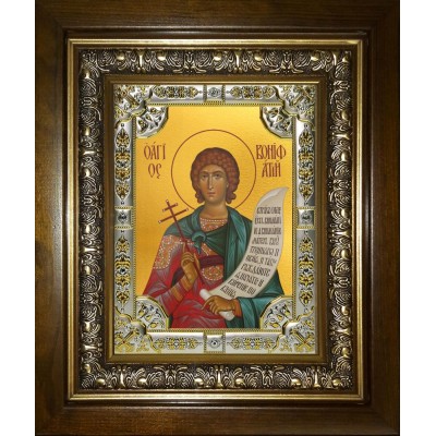 Икона освященная "Вонифатий мученик", в киоте 24x30 см фото