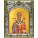 Икона освященная "Геннадий архиепископ Новгородский, святитель", 14x18 см