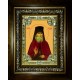 Икона освященная "Георгий исповедник Даниловский, преподобный, чудотворец", в киоте 24x30 см