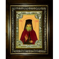 Икона освященная "Георгий исповедник Даниловский, преподобный, чудотворец", в киоте 24x30 см фото