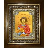 Икона освященная "Георгий Победоносец великомученик", в киоте 24x30 см фото