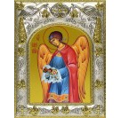 Икона освященная "Варахиил Архангел", 14x18 см