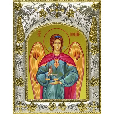 Икона освященная "Иеремиил Архангел", 14x18 см фото