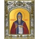Икона освященная "Георгий Хозевит преподобный", 14x18 см