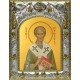 Икона освященная "Герман Константинопольский, святитель", 14x18 см