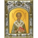 Икона освященная "Герман Константинопольский, святитель", 14x18 см