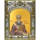 Икона освященная "Григорий Двоеслов, папа Римский, святитель", 14x18 см