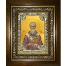 Икона освященная "Григорий Двоеслов, папа Римский, святитель", в киоте 24x30 см