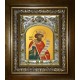 Икона освященная "Давид царь и пророк", в киоте 20x24 см