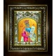 Икона освященная "Давид царь и пророк", в киоте 20x24 см
