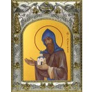 Икона освященная "Даниил Московский благоверный князь ", 14x18 см