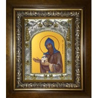 Икона освященная "Даниил Московский благоверный князь", в киоте 20x24 см фото