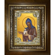 Икона освященная "Даниил Московский благоверный князь", в киоте 24x30 см фото