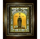 Икона освященная "Даниил Московский благоверный князь", в киоте 20x24 см