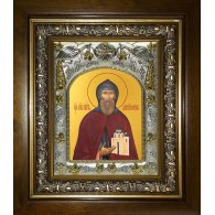Икона освященная "Данил,Даниил Московский благоверный князь", в киоте 20x24 см фото
