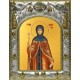 Икона освященная "Феодосия Константинопольская", 14x18 см