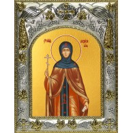 Икона освященная "Феодосия Константинопольская", 14x18 см фото