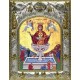 Икона освященная "Живоносный источник Божией Матери", 14х18см
