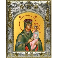 Икона освященная "Споручница грешных, икона Божией Матери", 14х18см фото