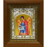 Икона освященная "Варахиил Архангел", в киоте 20x24 см фото
