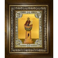 Икона освященная "Даниил Столпник преподобный", в киоте 24x30 см фото