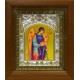 Икона освященная "Иегудиил Архангел", в киоте 20x24 см