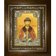 Икона освященная "Димитрий (Дмитрий)  Донской благоверный князь", в киоте 24x30 см