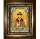 Икона освященная "Димитрий (Дмитрий)  Донской благоверный князь", в киоте 24x30 см