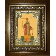 Икона освященная "Димитрий (Дмитрий) Можайский священномученик", в киоте 24x30 см фото