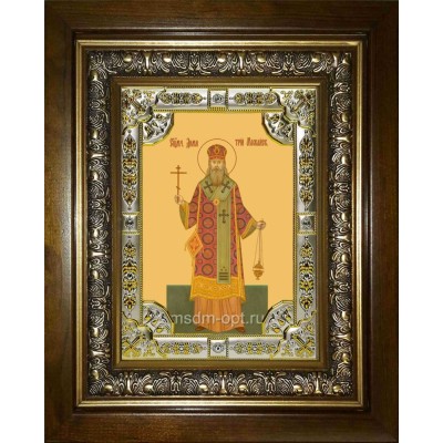 Икона освященная "Димитрий (Дмитрий) Можайский священномученик", в киоте 24x30 см фото