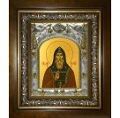 Икона освященная "Димитрий (Дмитрий) Прилуцкий преподобный", в киоте 20x24 см