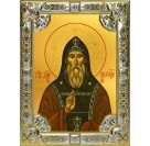 Икона освященная "Димитрий (Дмитрий) Прилуцкий преподобный", 18x24 см, со стразами