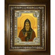 Икона освященная "Димитрий (Дмитрий) Прилуцкий преподобный", в киоте 24x30 см фото
