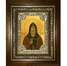 Икона освященная "Димитрий (Дмитрий) Прилуцкий преподобный", в киоте 24x30 см