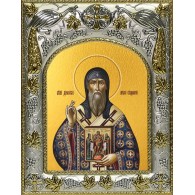 Икона освященная "Дионисий Суздальский святитель", 14x18 см фото