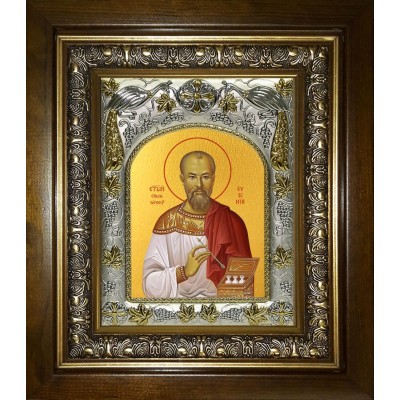 Икона освященная "Евгений (Боткин) врач, мученик", в киоте 20x24 см фото