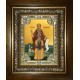 Икона освященная "Евфимий Великий преподобный", в киоте 24x30 см
