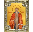 Икона освященная "Евфимий Великий преподобный", 18x24 см, со стразами