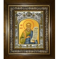 Икона освященная "Елисей пророк", в киоте 20x24 см фото