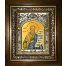 Икона освященная "Елисей пророк", в киоте 20x24 см