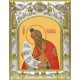 Икона освященная "Захария пророк", 14x18 см