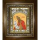 Икона освященная "Захария пророк", в киоте 20x24 см